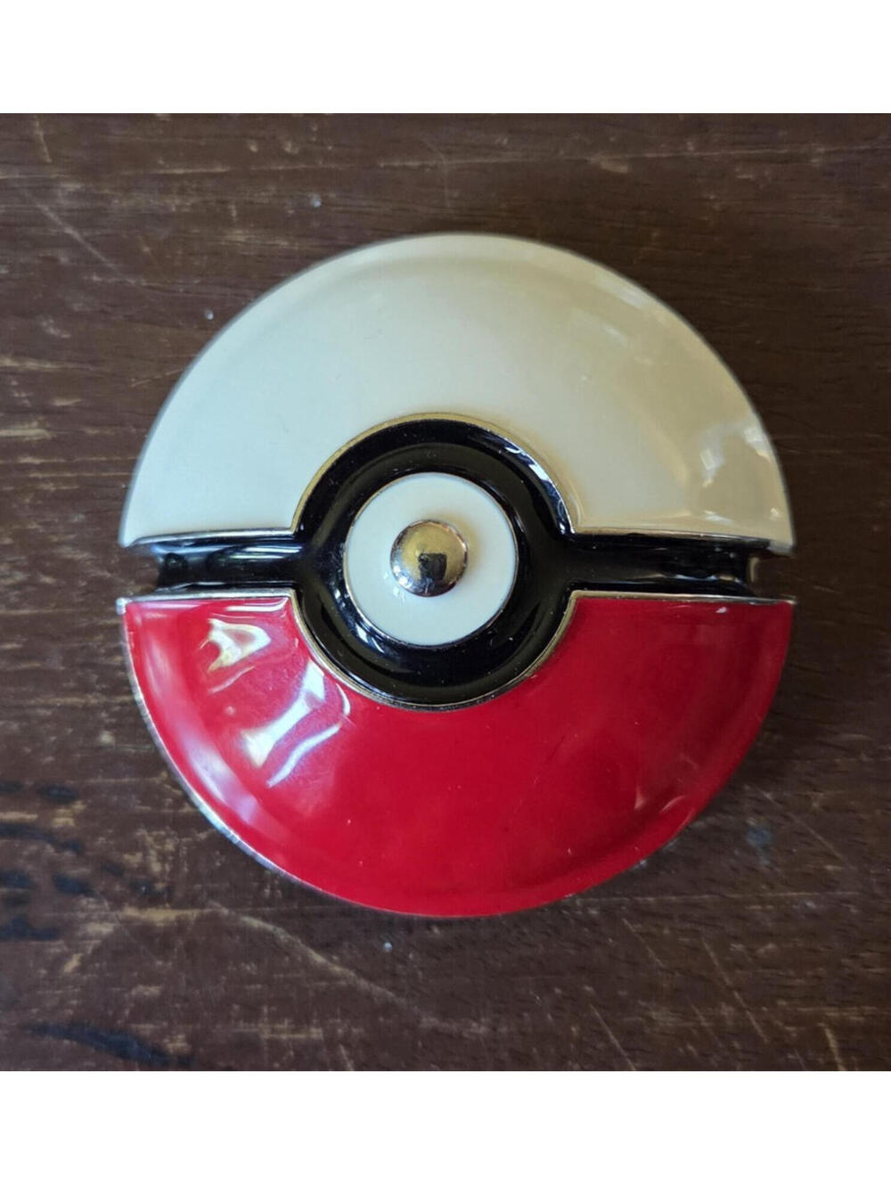 Pokemon Pokeball 3D Metal Enamel Belt Buckle Red White Removable Interchangable